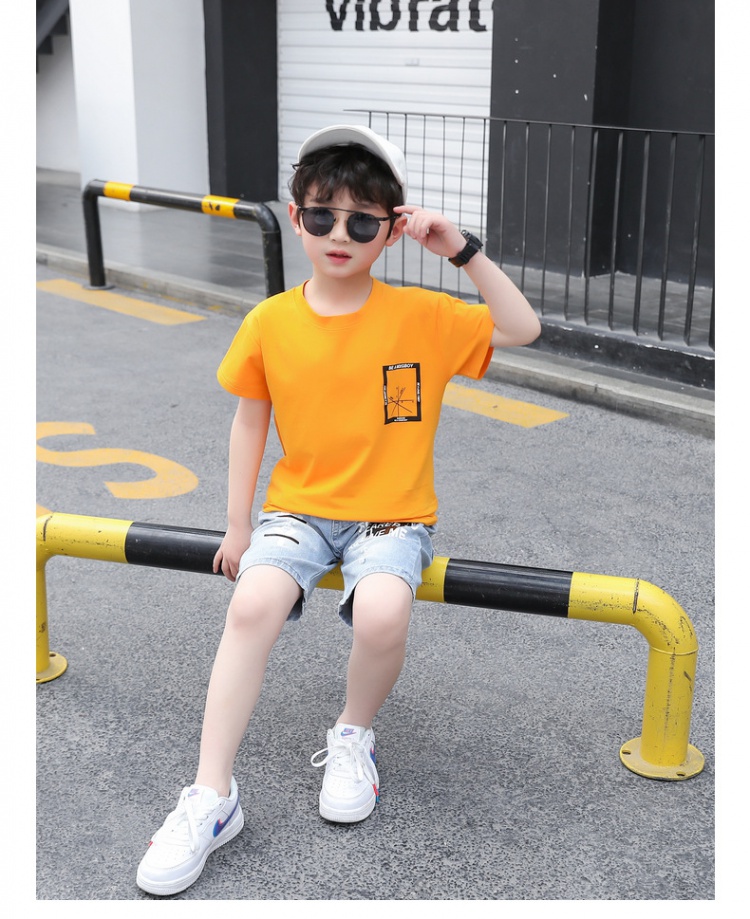 Korean style Western style handsome boy kids 2pcs set