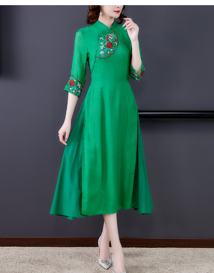 Han clothing cheongsam Chinese style dress for women