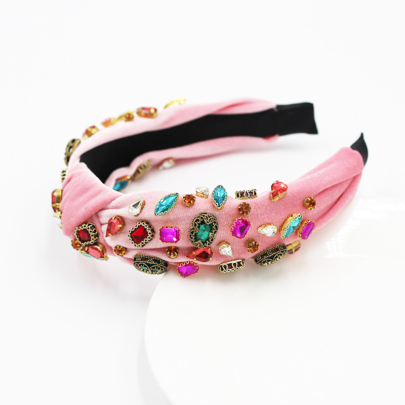 Rhinestone gem hair accessories wide colors headwear