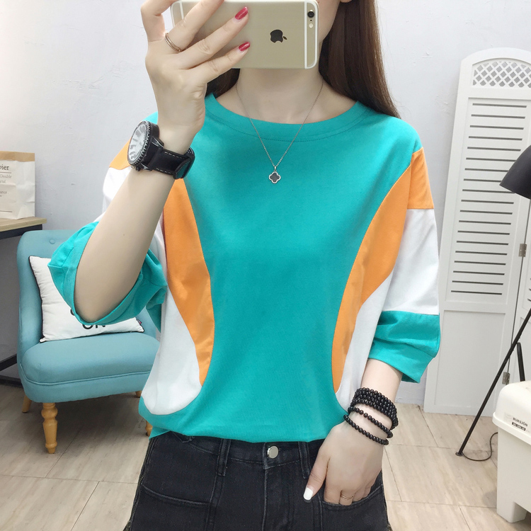 Summer large yard T-shirt pure cotton tops for women