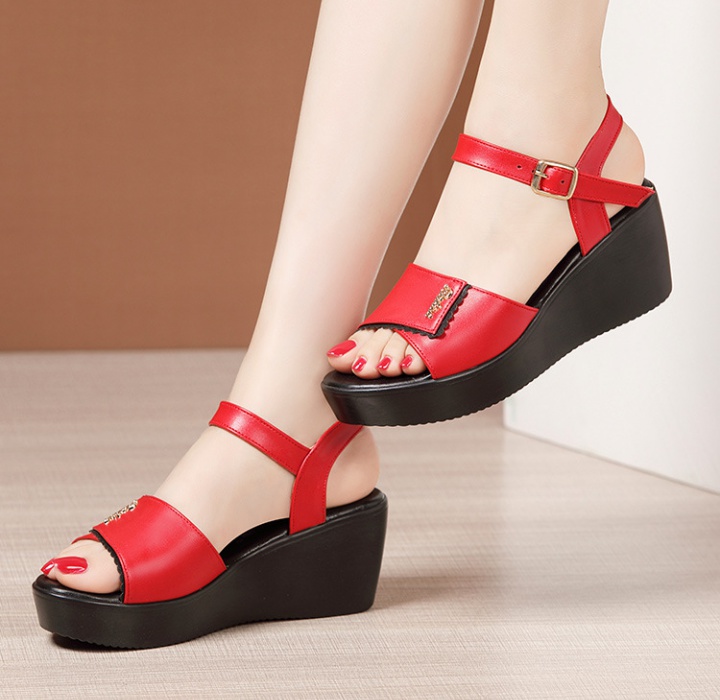 Summer slipsole sandals soft soles platform