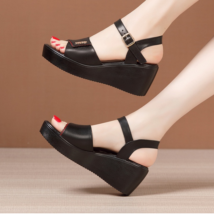 Summer slipsole sandals soft soles platform