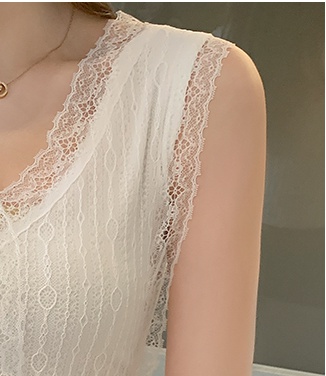 All-match fake collar wears outside lace small shirt
