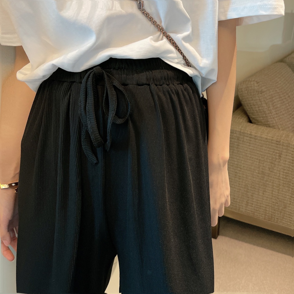 Loose all-match wide leg pants straight casual pants for women