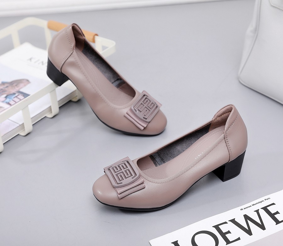 Spring low Casual first layer cowhide shoes for women