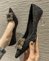 Temperament shoes spring and autumn high-heeled shoes