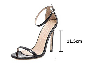 Sexy high-heeled shoes large yard sandals