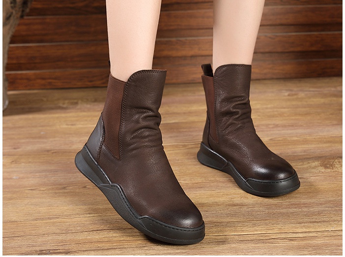 Round martin boots Casual short boots for women