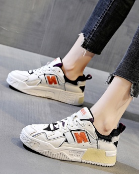 Spring and summer white trifle thick crust shoes for women