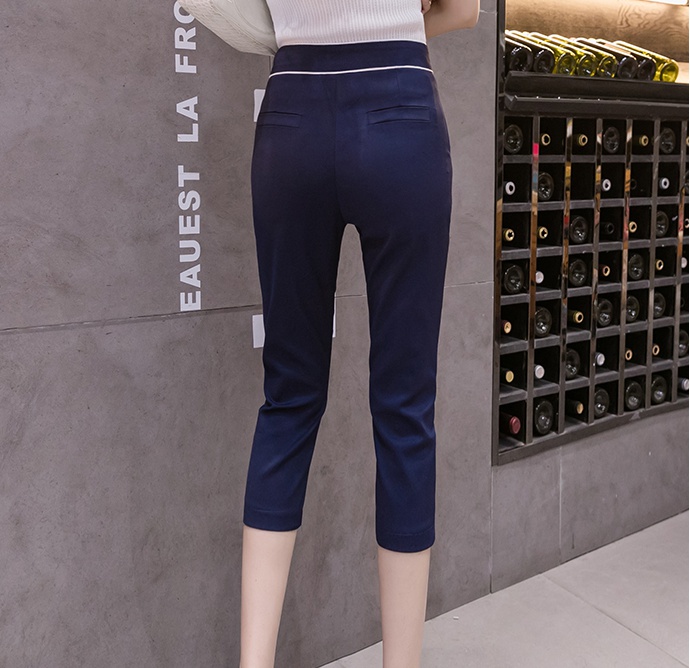 All-match cropped pants suit pants for women