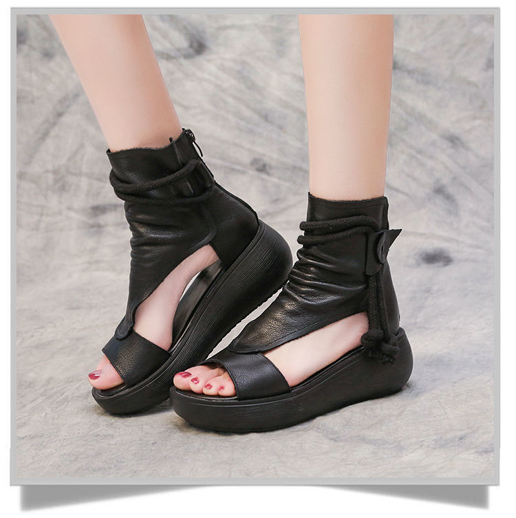 Summer sandals fish mouth summer boots for women