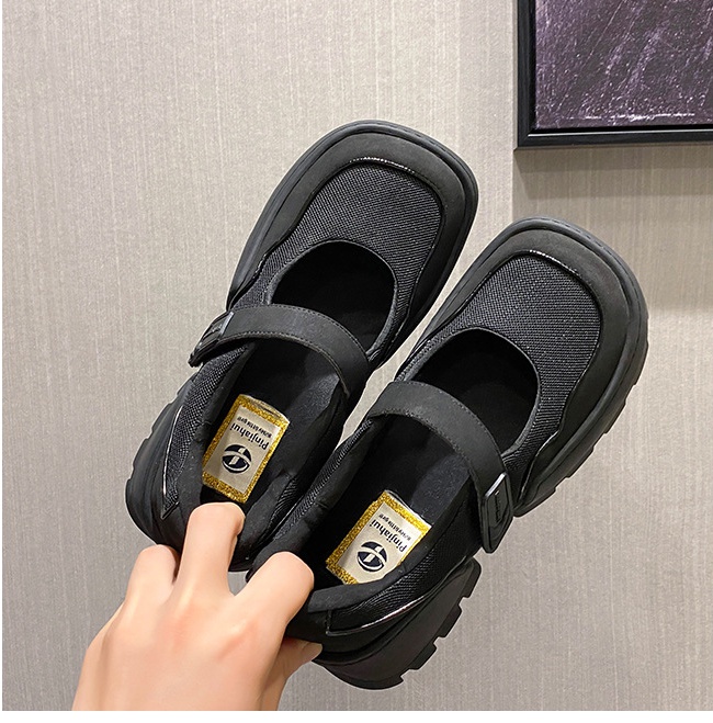 Retro summer shoes Japanese style platform shoes for women