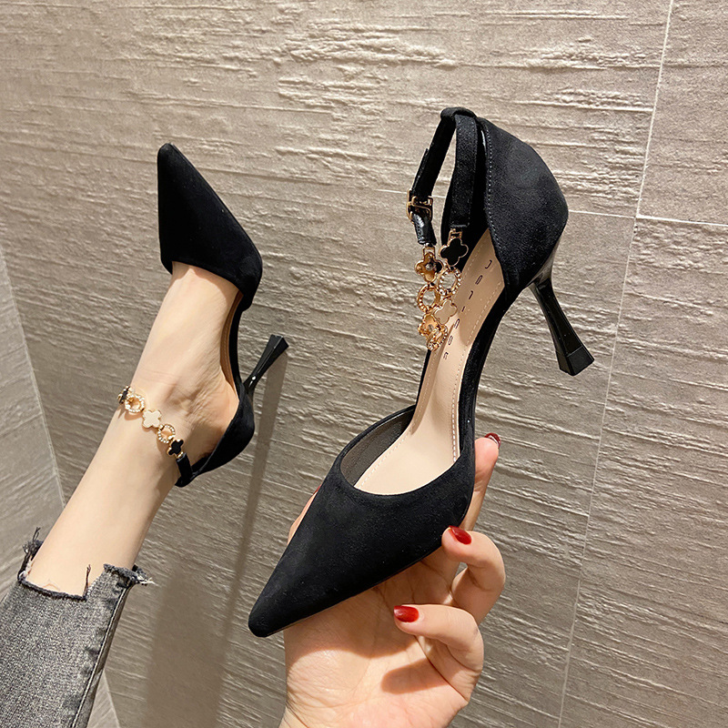 France style maiden high-heeled shoes fine-root shoes