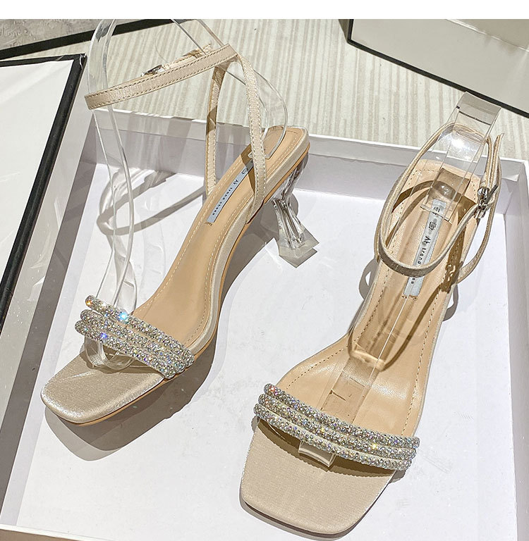 Fine band high-heeled shoes summer sandals for women