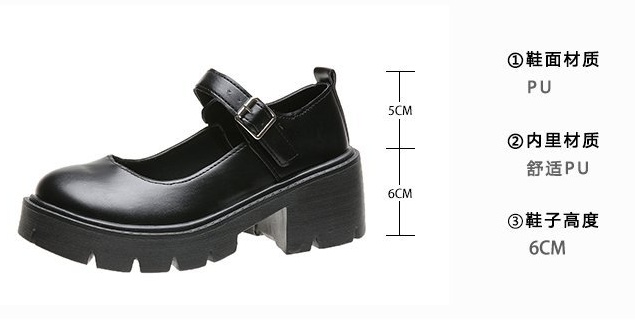 Hasp college style shoes small leather shoes for women