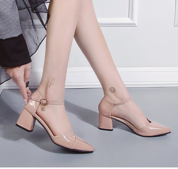 Korean style summer shoes thick fashion sandals for women