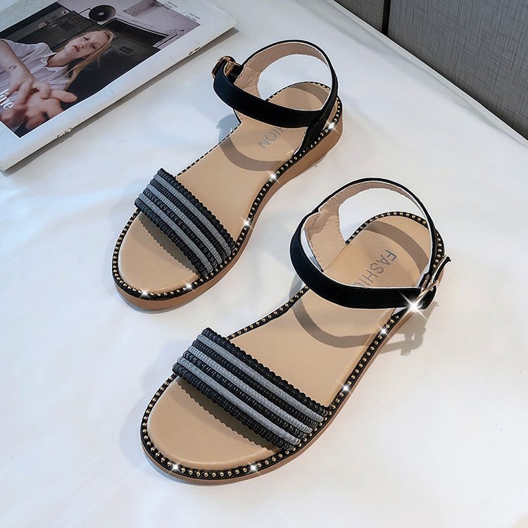 Flat summer Korean style shoes rome fish mouth sandals