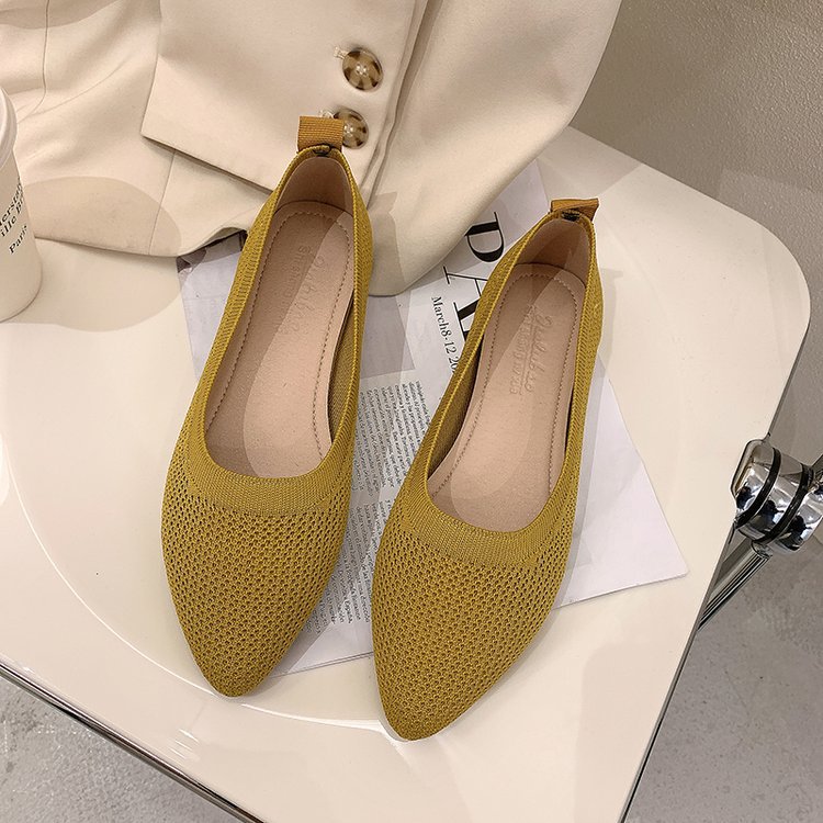 Summer Korean style peas shoes pointed low shoes
