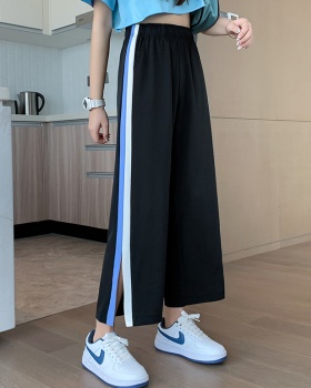 Drape sweatpants high waist wide leg pants for women