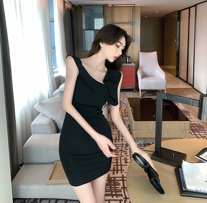 Summer strapless T-back Korean style dress for women