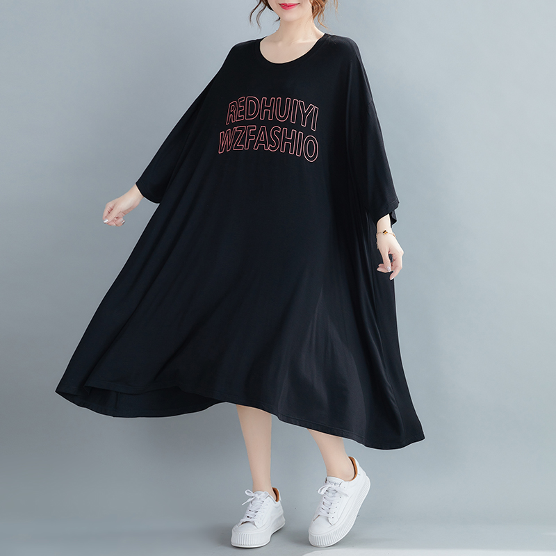Casual loose pullover slim fat short sleeve T-shirt