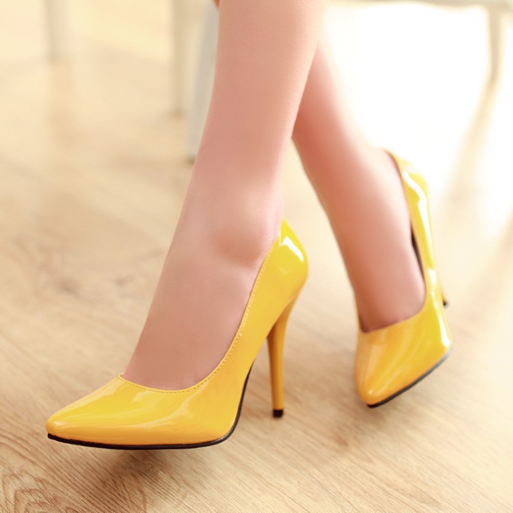 Banquet pointed shoes low footware for women
