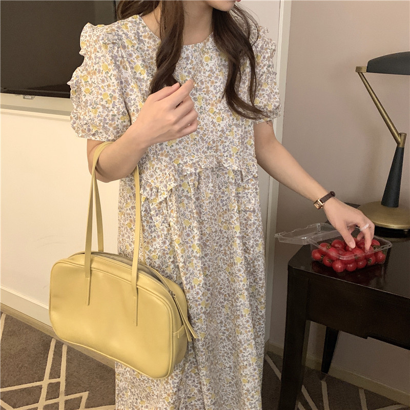 Sweet loose floral ghost lovely Korean style dress