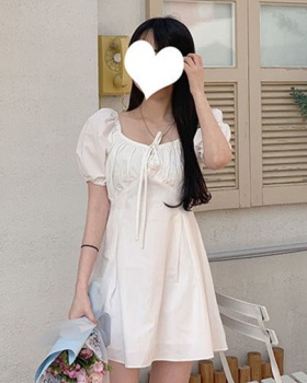 Maiden pinched waist slim ghost Korean style dress