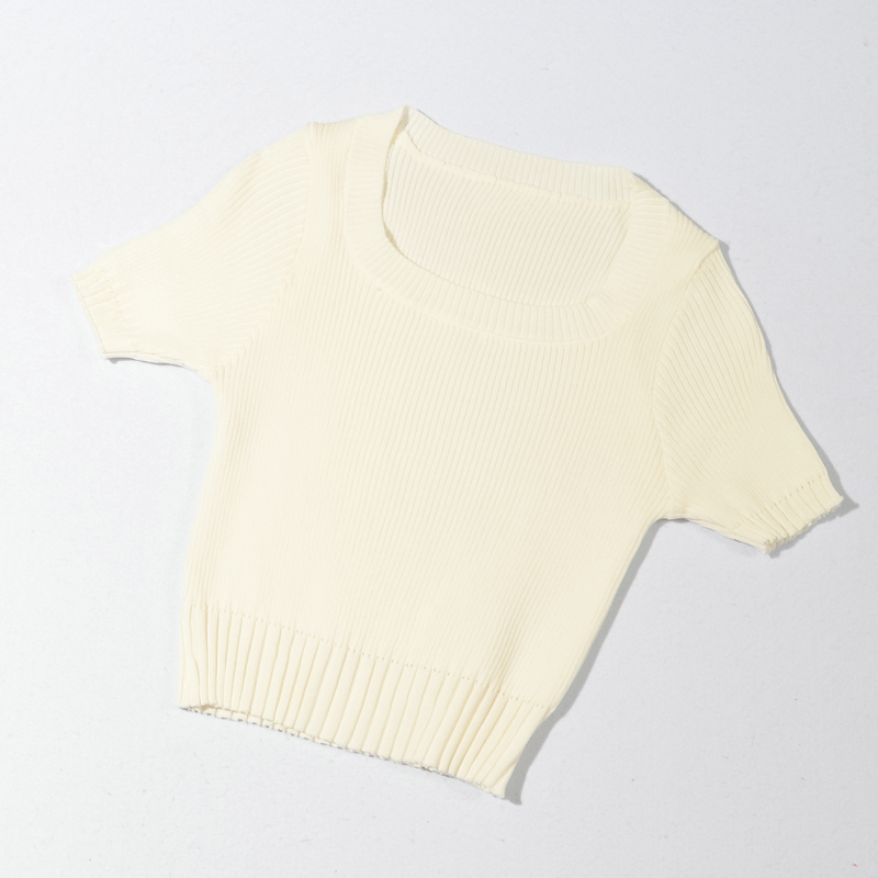 Summer short all-match slim sweater