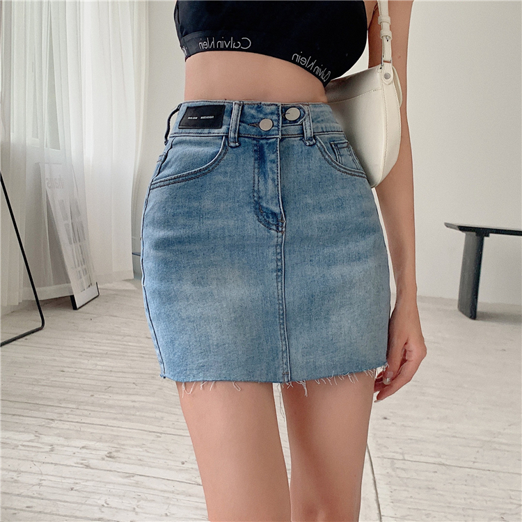 Package hip denim skirt personality short skirt