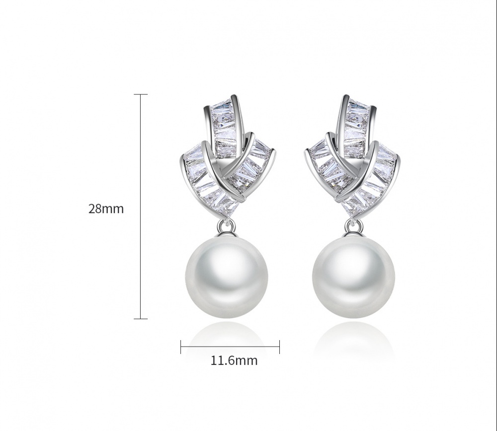 Fashion pearl stud earrings personality earrings for women
