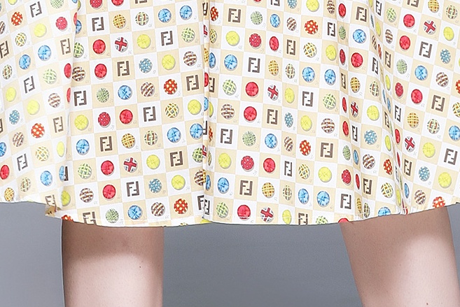 Printing summer dress letters big skirt belt for women