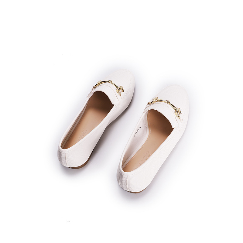Casual fashion and elegant round all-match low shoes for women