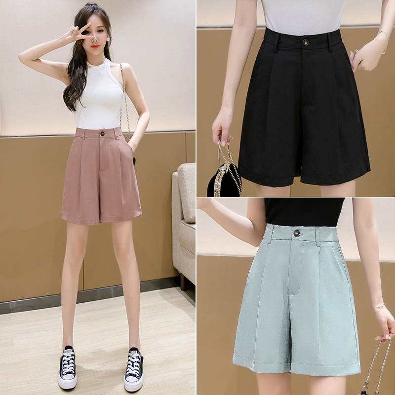 Spring and summer shorts wide leg casual pants for women