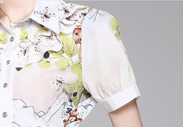 Summer skirt fashion shirt 2pcs set for women