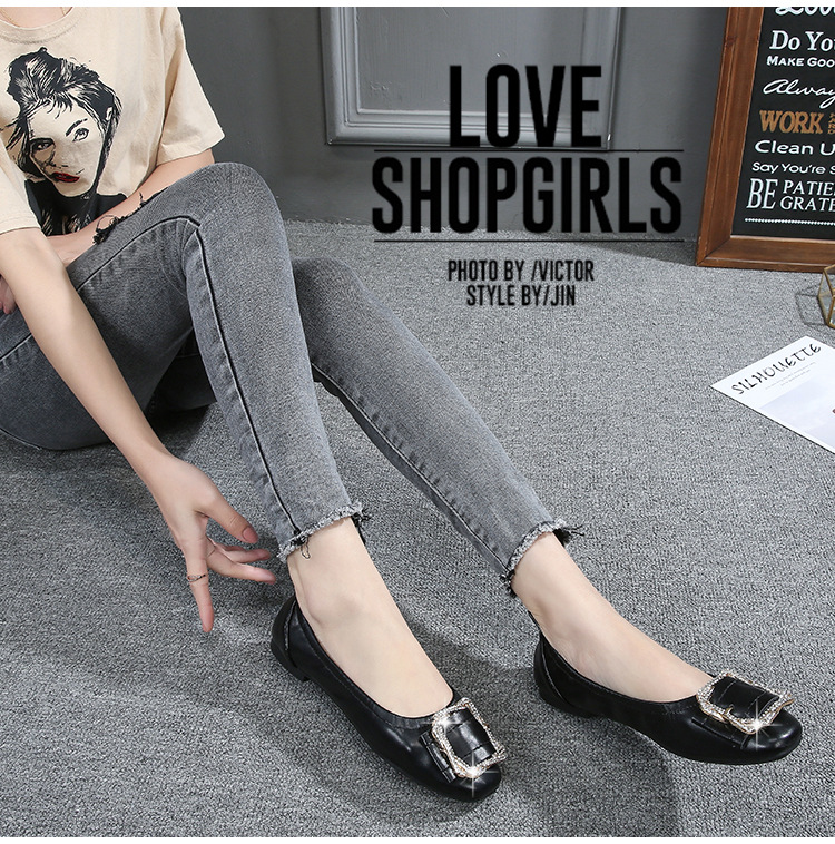 Large yard low peas shoes soft soles shoes for women