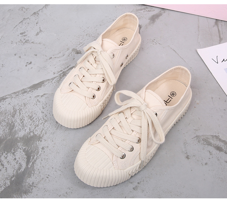 Soft soles student fat all-match cozy canvas shoes