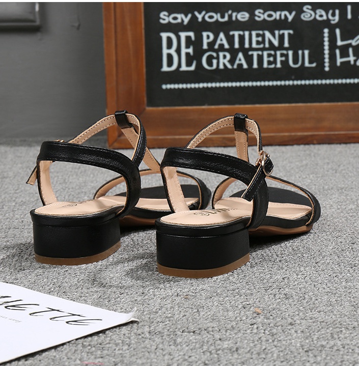 Fat all-match open toe summer sandals for women