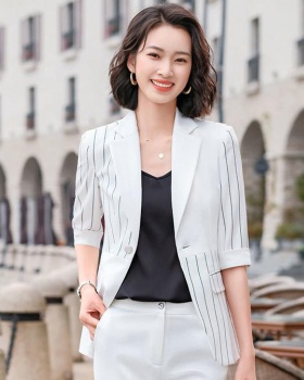 Slim temperament coat minority business suit for women