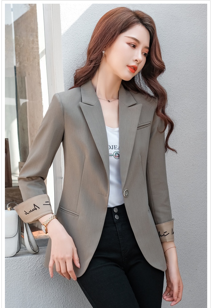 Fashion business suit spring and autumn coat for women