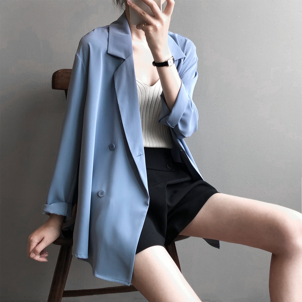 Sunscreen summer business suit thin Korean style coat