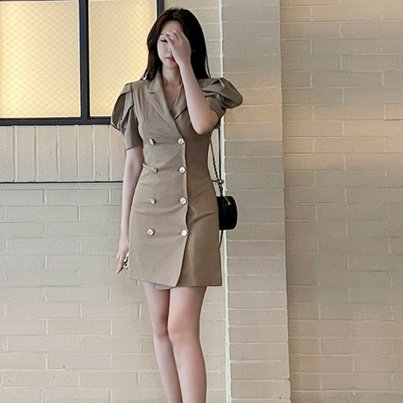 Temperament Korean style business suit slim coat