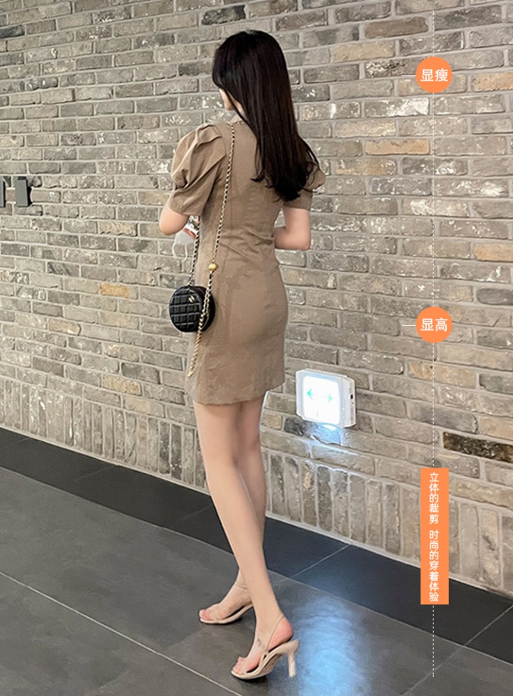 Korean style light coat double-breasted business suit