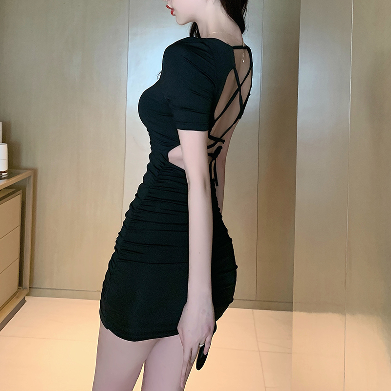 Slim spicegirl T-back sexy bandage dress for women