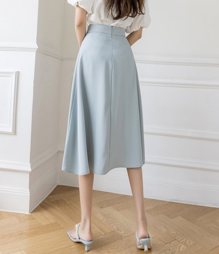 France style summer skirt high waist big skirt long skirt