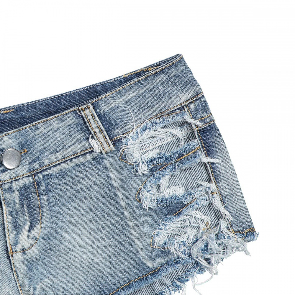 Summer low-waist shorts night show sexy jeans for women
