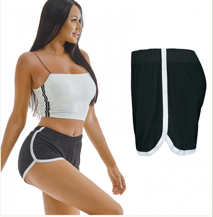 High elastic yoga slim European style shorts for women