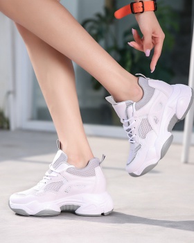 Thick crust platform shoes mesh Sports shoes for women