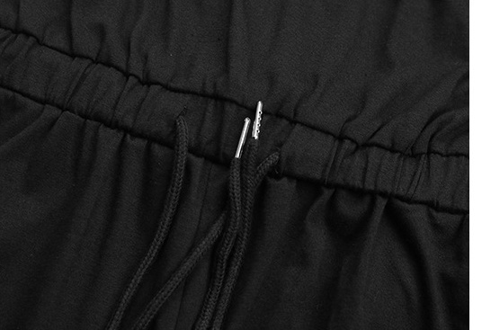 European style summer long pants frenum jumpsuit for women