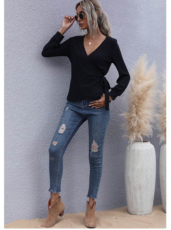 Autumn and winter bottoming shirt pure T-shirt for women